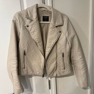 Abercrombie and Fitch faux leather jacket